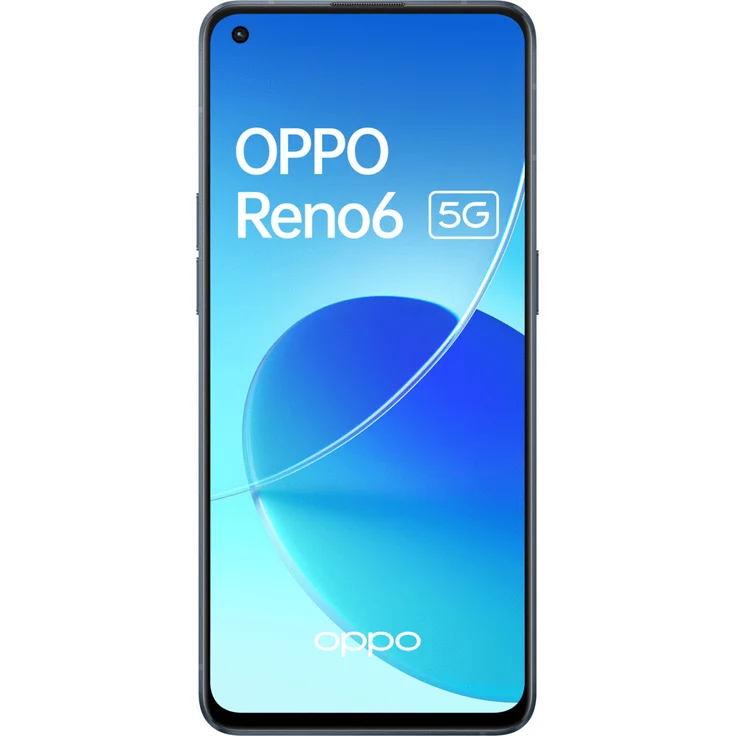 Oppo Reno6 5G Smartphone 16,26cm AMOLED-Display, 128GB interner Speicher, 8GB RAM, Dual-SIM, Android, Black – Bild 2