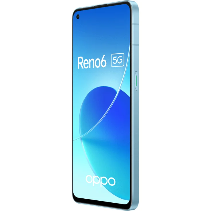 Oppo Reno6 5G Smartphone 16,26cm AMOLED-Display, 128GB interner Speicher, 8GB RAM, Dual-SIM, Android, Blue – Bild 5