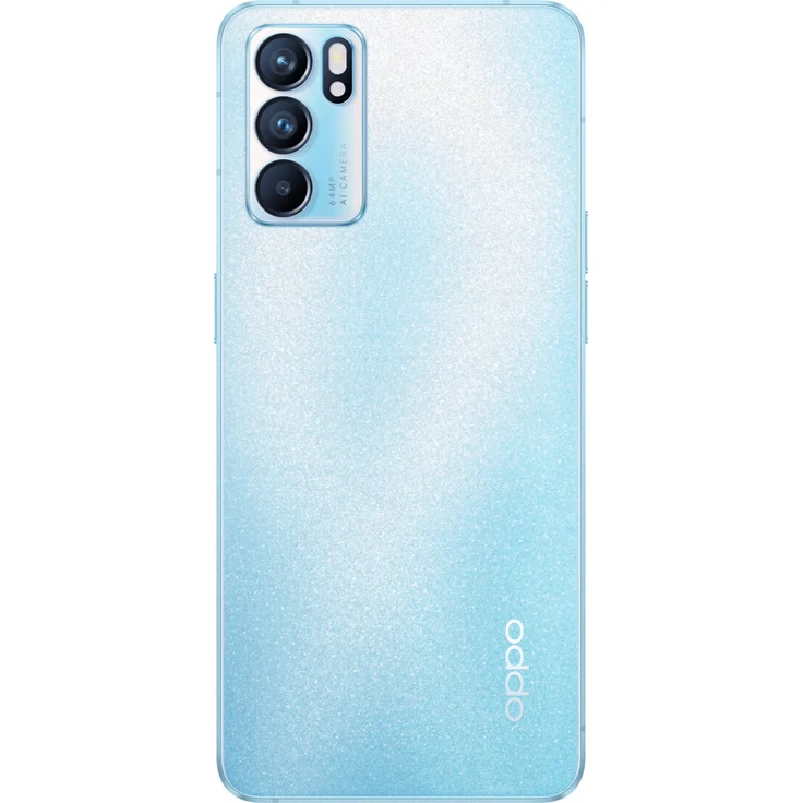 Oppo Reno6 5G Smartphone 16,26cm AMOLED-Display, 128GB interner Speicher, 8GB RAM, Dual-SIM, Android, Blue – Bild 3