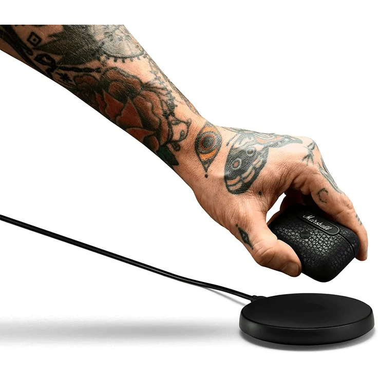 Marshall Motif ANC True Wireless In-Ear-Kopfhörer mit Active Noise Cancelling, Wasserfest, Schwarz – Bild 5