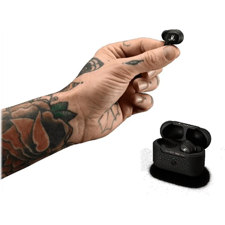 Marshall Motif ANC True Wireless In-Ear-Kopfhörer mit Active Noise Cancelling, Wasserfest, Schwarz – Bild 15
