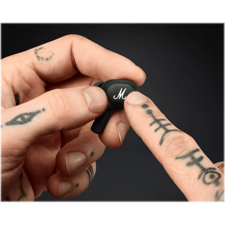 Marshall Motif ANC True Wireless In-Ear-Kopfhörer mit Active Noise Cancelling, Wasserfest, Schwarz – Bild 13