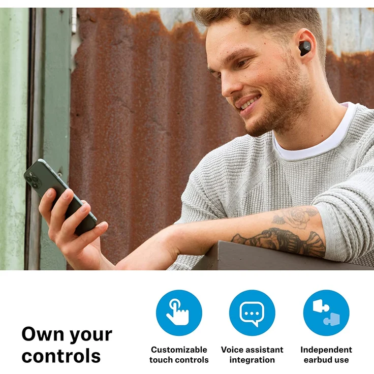 Sennheiser CX Plus True Wireless In-Ear-Kopfhörer mit Active Noise Cancelling, Spritzwassergeschützt, Weiß – Bild 5