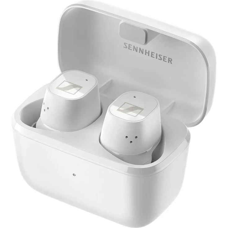 Sennheiser CX Plus True Wireless In-Ear-Kopfhörer mit Active Noise Cancelling, Spritzwassergeschützt, Weiß – Bild 1