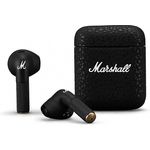 Marshall Minor III True Wireless In-Ear-Kopfhörer mit integriertem Mikrofon, Spritzwassergeschützt, Schwarz