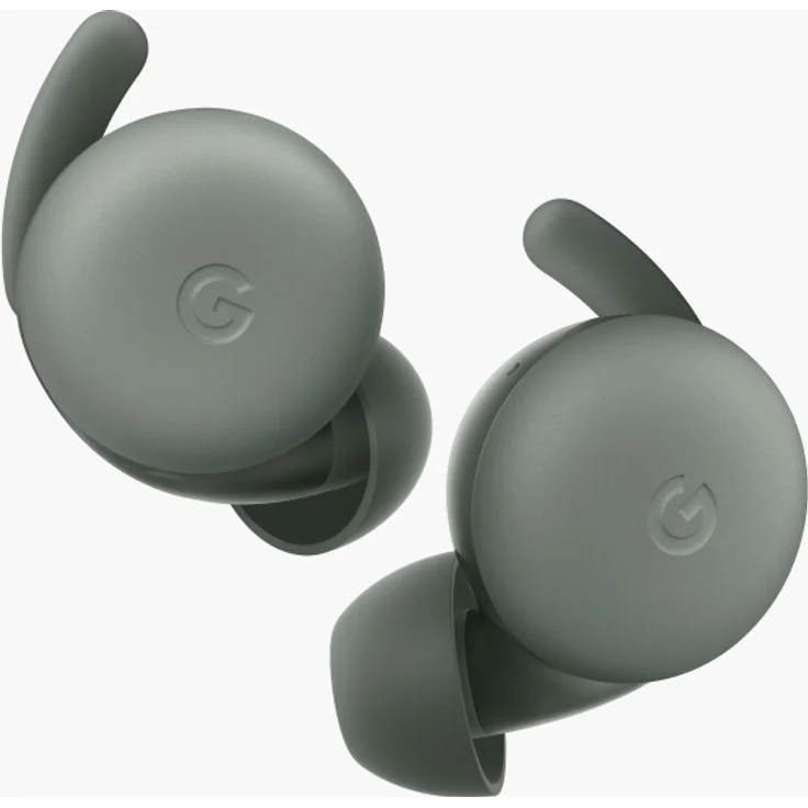 Google Pixel Buds A-Series Dark Olive True Wireless In-Ear-Kopfhörer mit Google Assistant, Spritzwassergeschützt, Geeignet für Sport, Grün – Bild 2