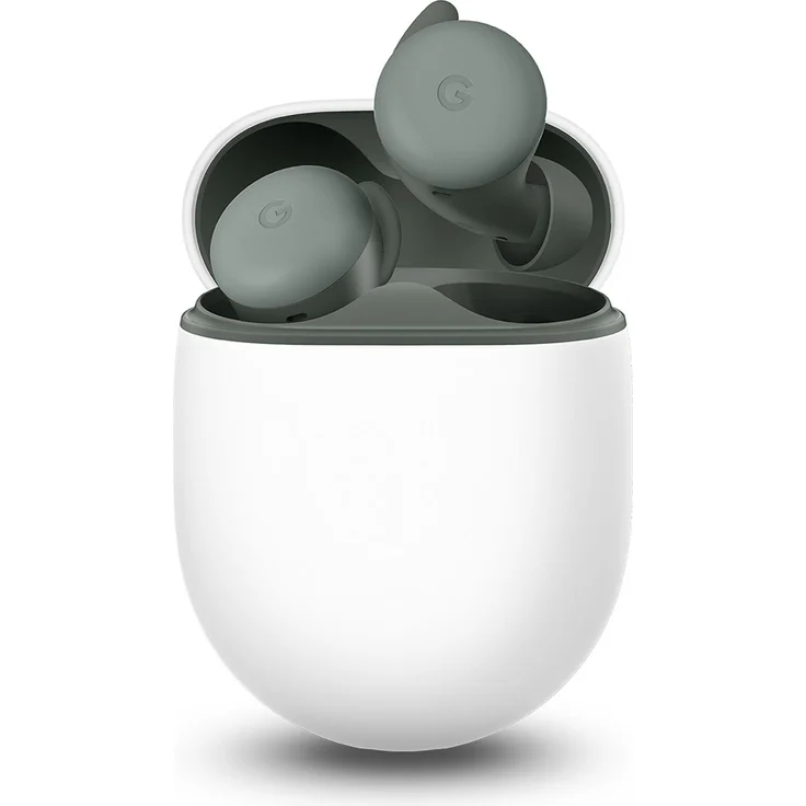 Google Pixel Buds A-Series Dark Olive True Wireless In-Ear-Kopfhörer mit Google Assistant, Spritzwassergeschützt, Geeignet für Sport, Grün – Bild 5