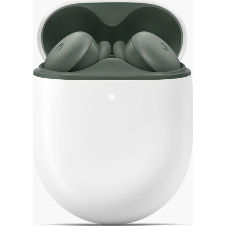 Google Pixel Buds A-Series Dark Olive True Wireless In-Ear-Kopfhörer mit Google Assistant, Spritzwassergeschützt, Geeignet für Sport, Grün – Bild 1