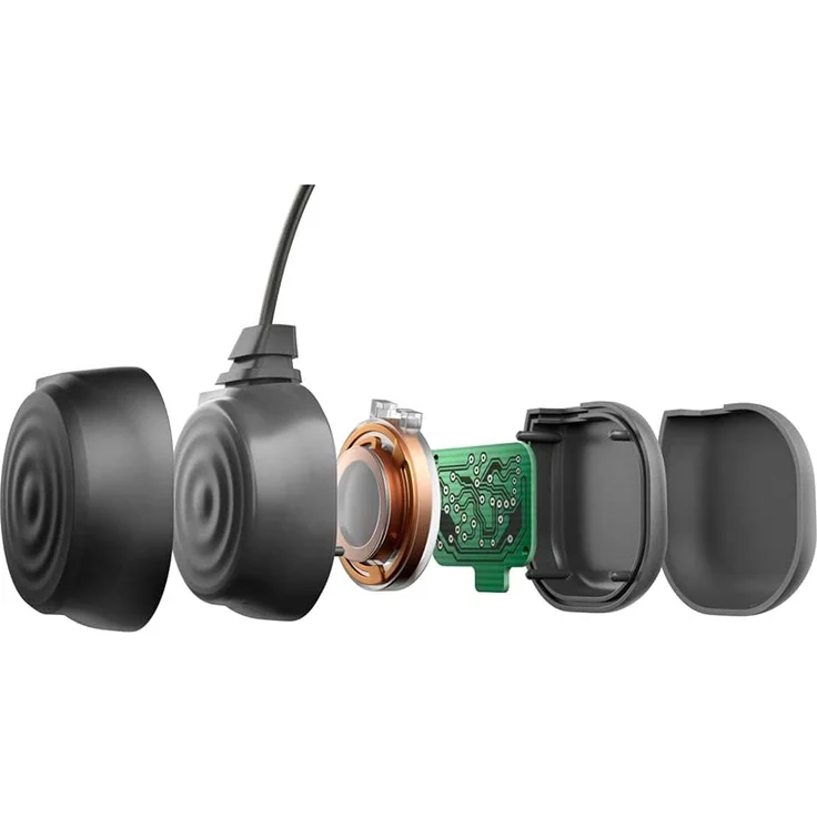 TAA6606BK-00 On-Ear-Kopfhörer mit Nackeband, Bone Conduction, Wasserdicht, Geeignet für Sport, Schwarz – Bild 4