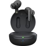 LG TONE-DFP8 True Wireless In-Ear-Kopfhörer mit Active Noise Cancelling, Google Assistant, Apple Siri, Spritzwassergeschützt, Schwarz