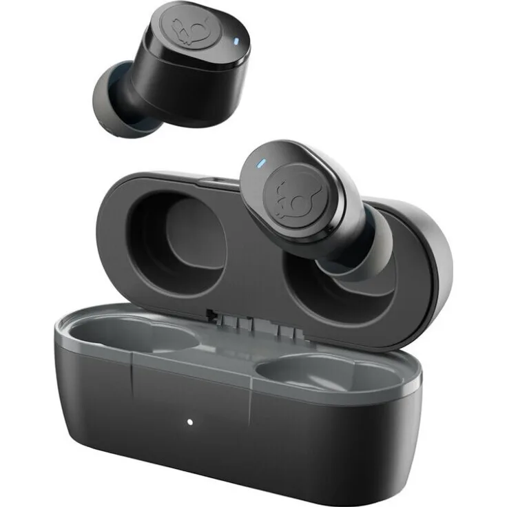 SKULLCANDY Jib True Wireless In-Ear-Kopfhörer, Spritzwassergeschützt, Schwarz