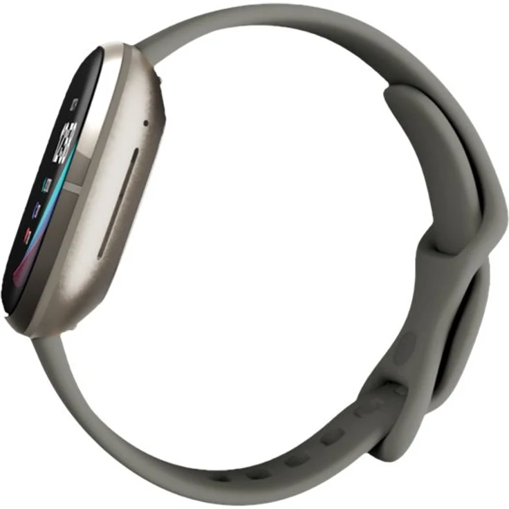 Fitbit Sense Smartwatch GPS, Unisex, S/L, Aluminiumgehäuse, Silber – Bild 12