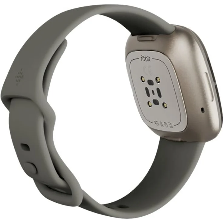 Fitbit Sense Smartwatch GPS, Unisex, S/L, Aluminiumgehäuse, Silber – Bild 11