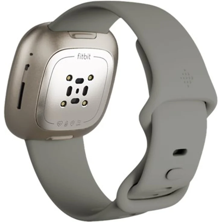 Fitbit Sense Smartwatch GPS, Unisex, S/L, Aluminiumgehäuse, Silber – Bild 13