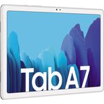 Samsung Galaxy Tab A7 T500 Full-HD-Auflösung 10,4 Zoll, WLAN-Tablet, Octa-Core, 3 GB RAM, 32 GB Speicher, Android, Silber + Anymode Book Cover