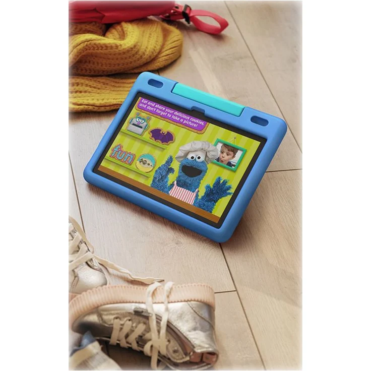 Amazon Fire HD 10 KFTRWI - Kids Edition (2021) Full-HD-Auflösung 10,1 Zoll, ohne Werbung, WLAN-Tablet, Octa-Core, 3 GB RAM, 32 GB Speicher, Fire OS, Türkis (53-025749) – Bild 4
