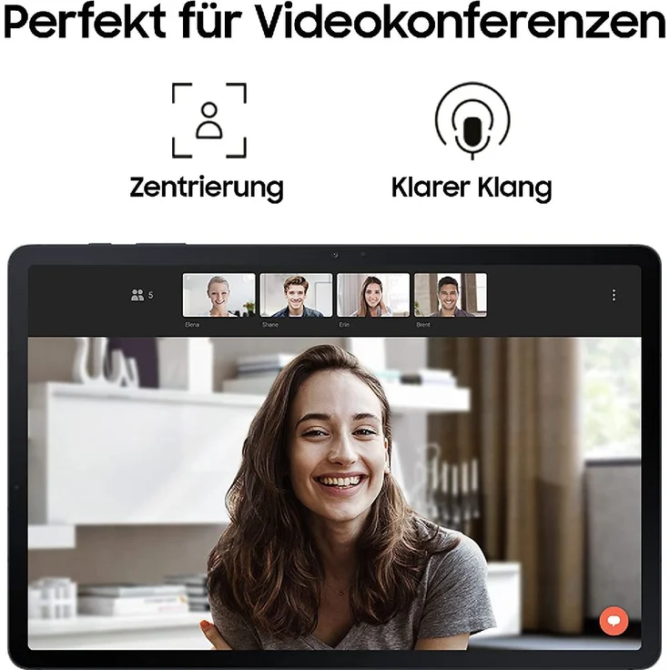 Samsung Galaxy Tab S7 FE T733 Quad-HD-Auflösung 12,4 Zoll, WLAN-Tablet, Octa-Core, 4 GB RAM, 64 GB Speicher, Android, Mystic Black (SM-T733NZKA) – Bild 16
