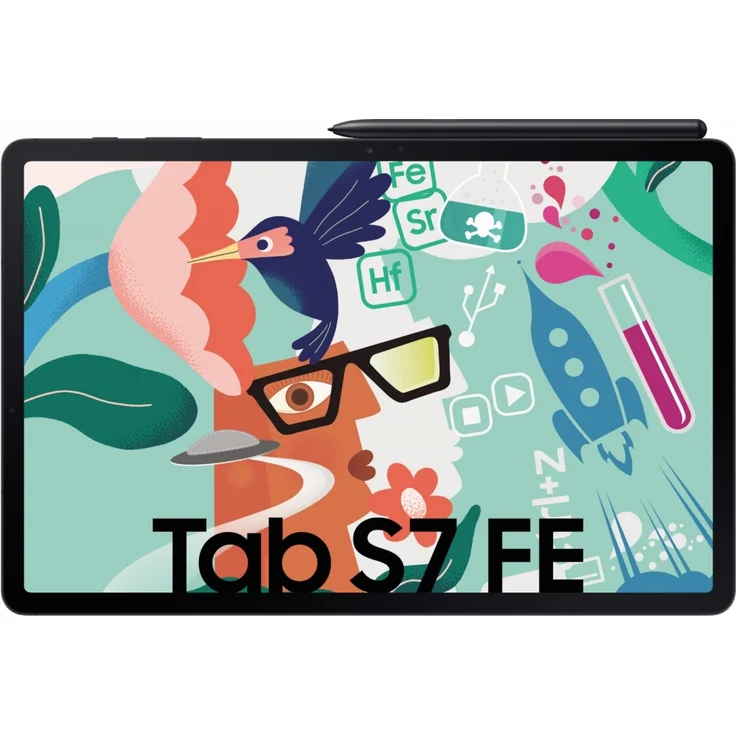 Samsung Galaxy Tab S7 FE T733 Quad-HD-Auflösung 12,4 Zoll, WLAN-Tablet, Octa-Core, 4 GB RAM, 64 GB Speicher, Android, Mystic Black (SM-T733NZKA) – Bild 11
