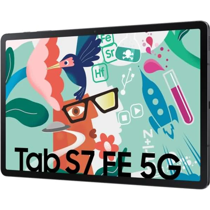Samsung Galaxy Tab S7 FE T736B Quad-HD-Auflösung 12,4 Zoll, 5G, Octa-Core, 4 GB RAM, 64 GB Speicher, Android, Mystic Black (SM-T736BZKAEUB) – Bild 13