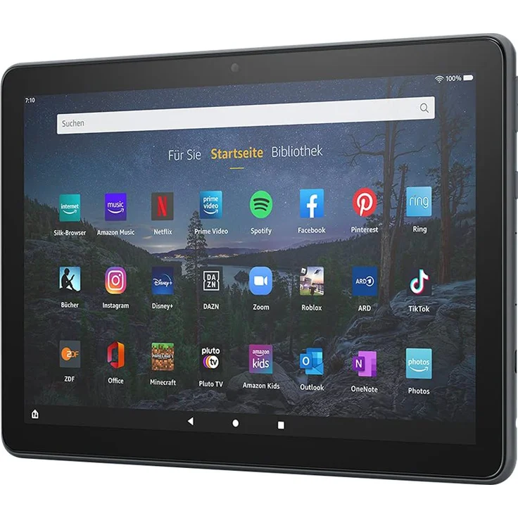 Amazon Fire HD 10 Plus (2021) Full-HD-Auflösung 10,1 Zoll, WLAN-Tablet, Octa-Core, 4 GB RAM, 32 GB Speicher, Fire OS, Schiefergrau (53-025743) – Bild 2