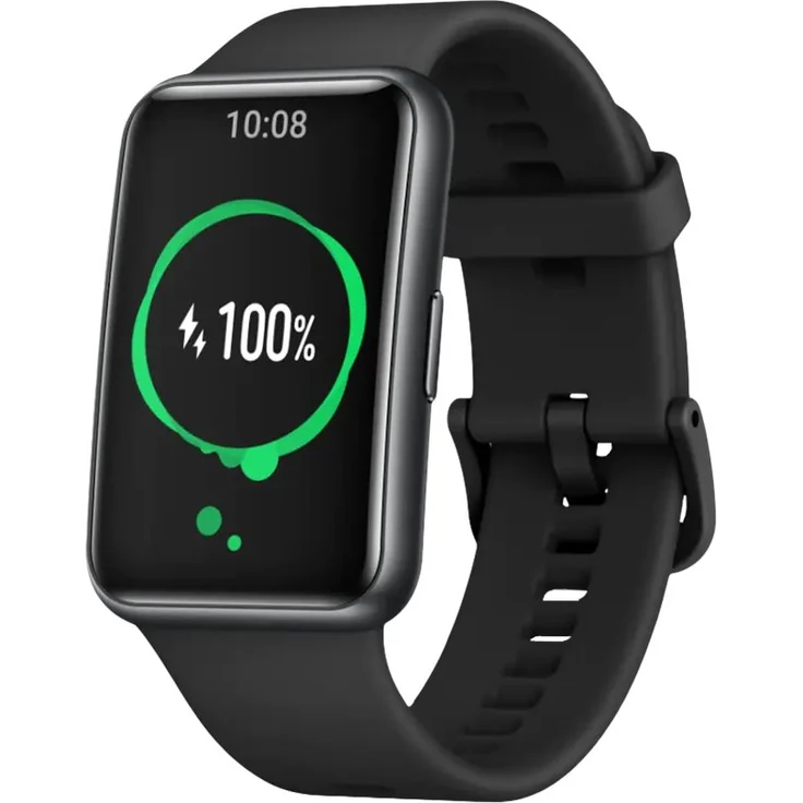 Huawei Watch Fit new Smartwatch GPS, Unisex, 46 x 30 mm, Silikonarmband, Graphite Black – Bild 4