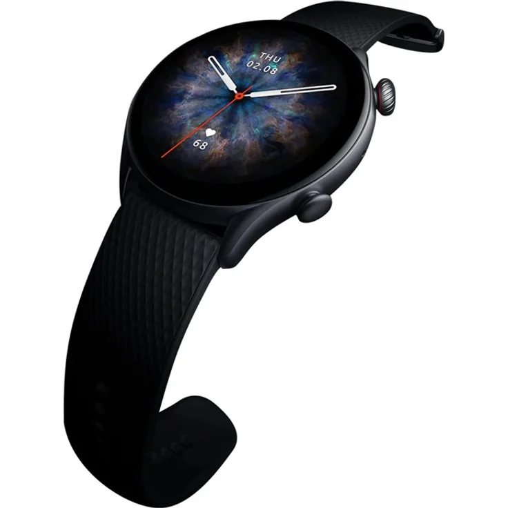 Amazfit GTR 3 PRO Smartwatch Unisex, Aluminiumgehäuse, Silikonarmband, Infinite Black – Bild 4