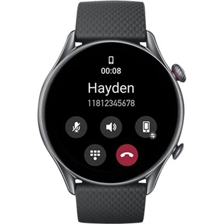 Amazfit GTR 3 PRO Smartwatch Unisex, Aluminiumgehäuse, Silikonarmband, Infinite Black – Bild 3
