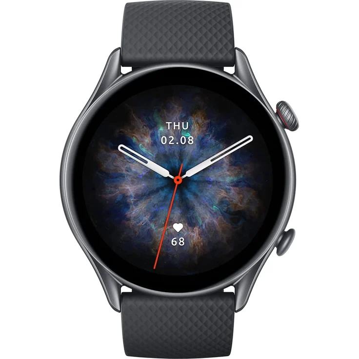 Amazfit GTR 3 PRO Smartwatch Unisex, Aluminiumgehäuse, Silikonarmband, Infinite Black – Bild 2