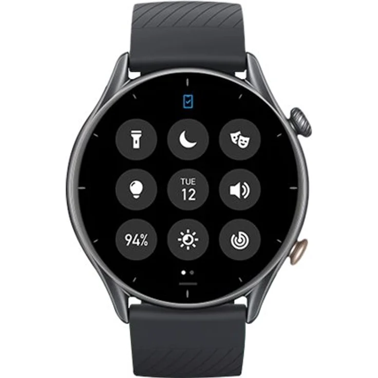 Amazfit GTR 3 Smartwatch Unisex, Aluminiumgehäuse, Silikonarmband, Thunder Black – Bild 7