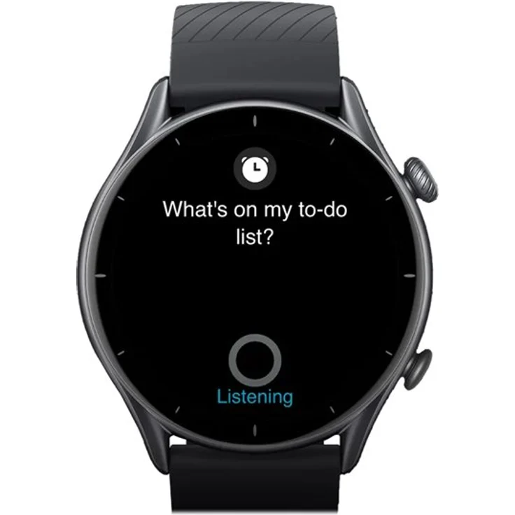 Amazfit GTR 3 Smartwatch Unisex, Aluminiumgehäuse, Silikonarmband, Thunder Black – Bild 4