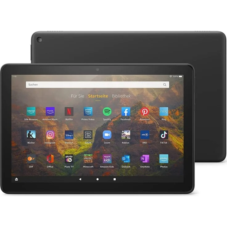 Amazon Fire HD 10 (2021) Full-HD-Auflösung 10,1 Zoll, ohne Werbung, WLAN-Tablet, Octa-Core, 3 GB RAM, 32 GB Speicher, Fire OS, Blau, Kids Edition (53-025747) – Bild 2