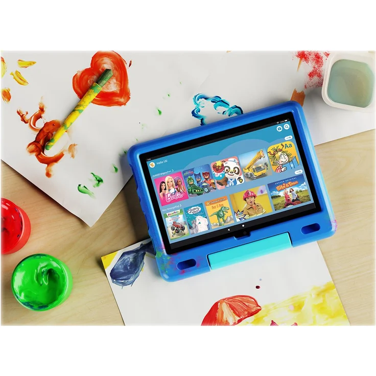 Amazon Fire HD 10 (2021) Full-HD-Auflösung 10,1 Zoll, ohne Werbung, WLAN-Tablet, Octa-Core, 3 GB RAM, 32 GB Speicher, Fire OS, Blau, Kids Edition (53-025747) – Bild 9