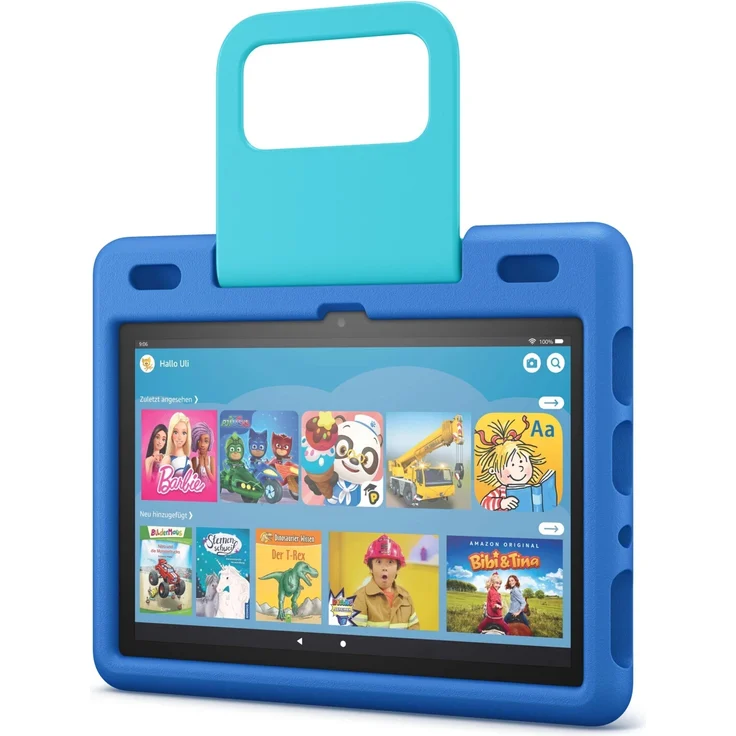 Amazon Fire HD 10 (2021) Full-HD-Auflösung 10,1 Zoll, ohne Werbung, WLAN-Tablet, Octa-Core, 3 GB RAM, 32 GB Speicher, Fire OS, Blau, Kids Edition (53-025747) – Bild 6