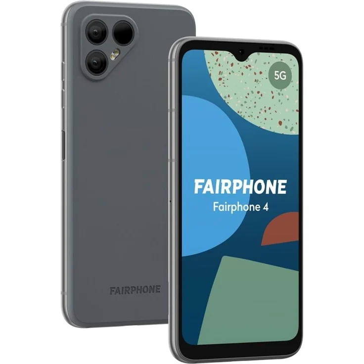 Fairphone 4 Smartphone 16cm (6,3 Zoll) IPS-Display, 256GB interner Speicher, 8GB RAM, Dual-SIM, Android 11, Grau – Bild 6