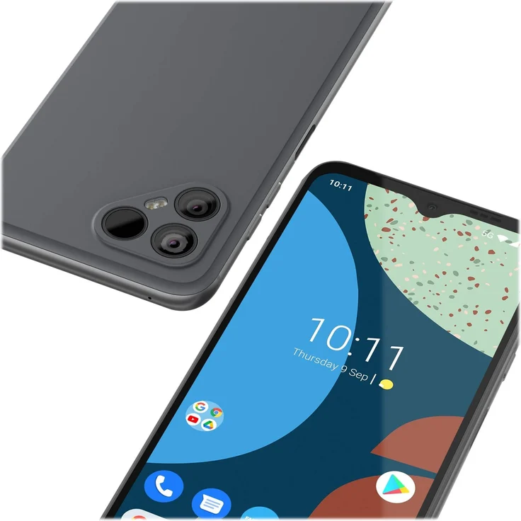 Fairphone 4 Smartphone 16cm (6,3 Zoll) IPS-Display, 128GB interner Speicher, 6GB RAM, Dual-SIM, Android 11, Grau – Bild 11