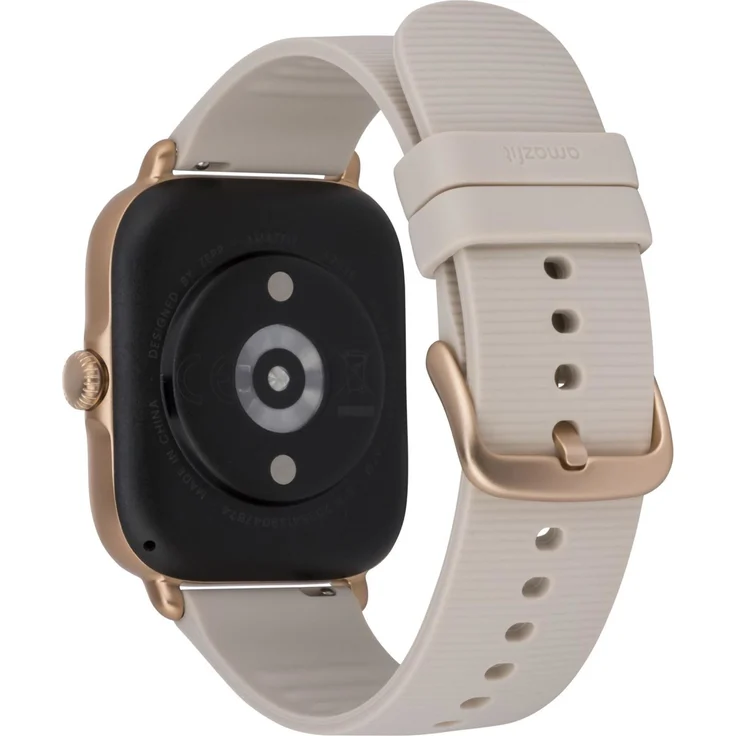 Amazfit GTS 3 Smartwatch Unisex, Aluminiumgehäuse, Kunststoffarmband, Ivory White – Bild 4