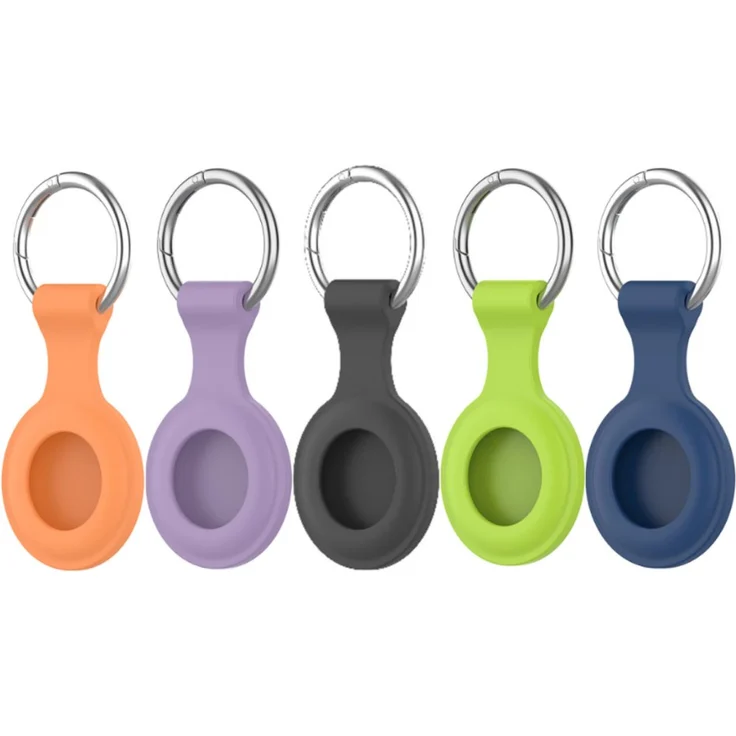 4smarts Silicone Case Set für AirTags 5 Stk (farblich gemischt)