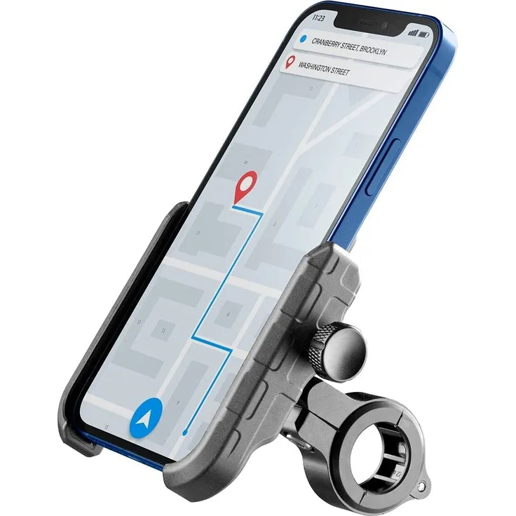 Cellularline Handy Halter für Motorad, Fahrrad & E-Scooter