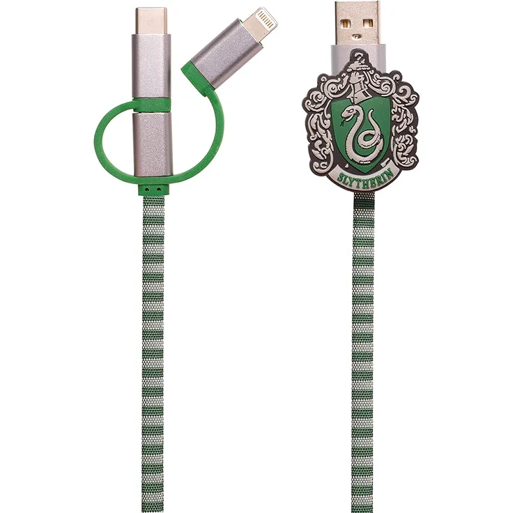 ThumbsUp! Hogwarts Slytherin 3in1 Lightning-Micro-USB-C