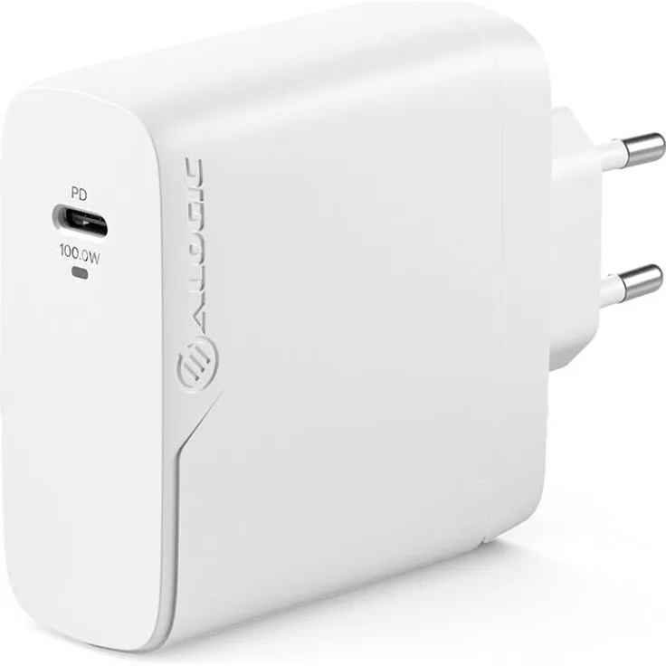 Alogic Ladegerät 100W USB-C EU-Plug weiß