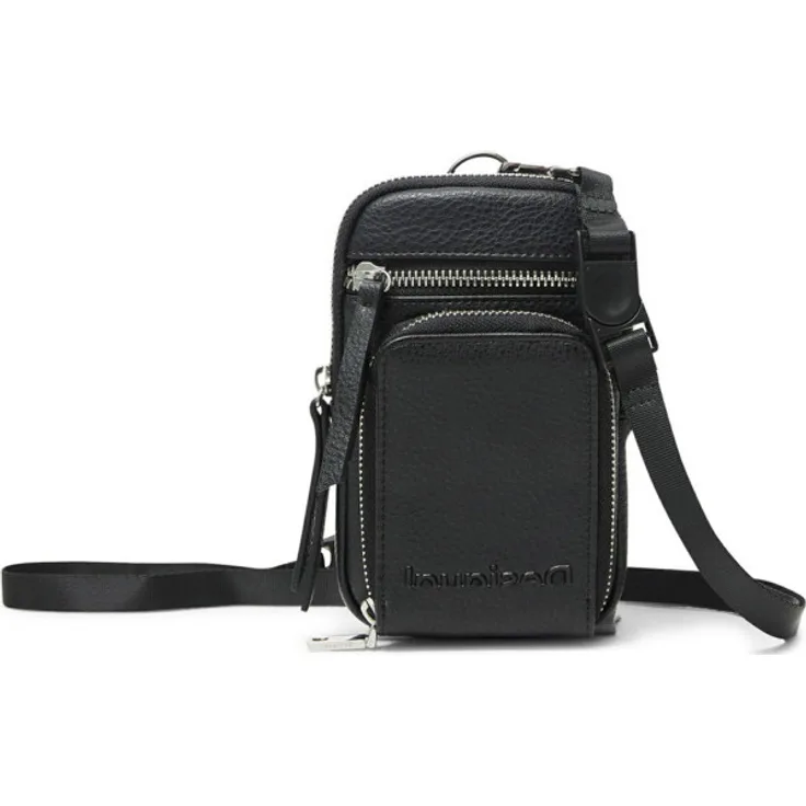 Desigual Handytasche Geldbörse Embossed Half Dafne Negro