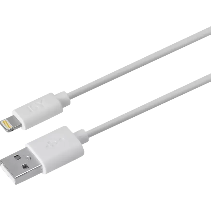 ISY Lightning, Ladekabel, 2 m, Weiß