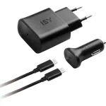 ISY ITS-7000 Ladegerät Universal, Schwarz