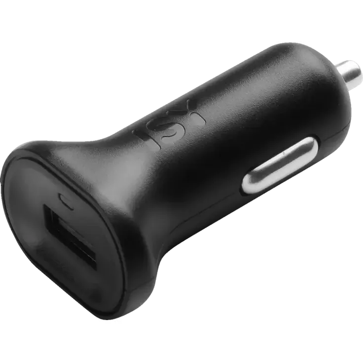 ISY USB Auto Ladegerät Universal, Schwarz