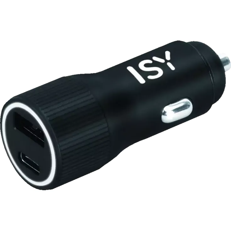 ISY ICC-8000 Auto-Ladegerät Universal 30 Watt, Schwarz