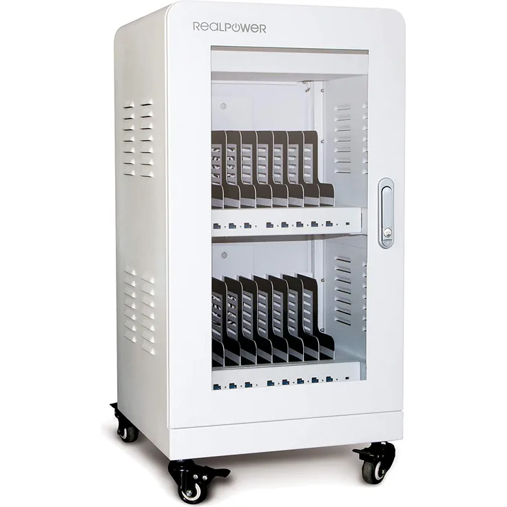 RealPower Powerbank 20 Port Ladestation 480W, 306952