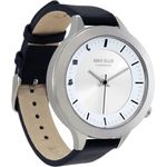 MEC Watch Liz Edelstahl, Leder silber/schwarz