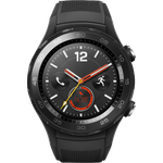Huawei Watch 2 GPS + SIM-Slot Smartwatch Unisex, Einheitsgröße, Metallgehäuse, Carbon Black