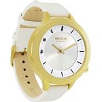 MEC Watch Liz Edelstahl, Leder gelbgold/weiß