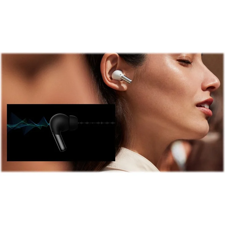 OnePlus Buds Pro Glossy White, True Wireless In-Ear-Kopfhörer, Bluetooth, Noise-Cancelling, Weiß – Bild 4